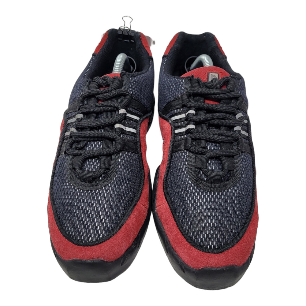 Bloch Womens Boost Mesh Dance Sneakers Shoes Red Black S0538L Lace Up 8.5M